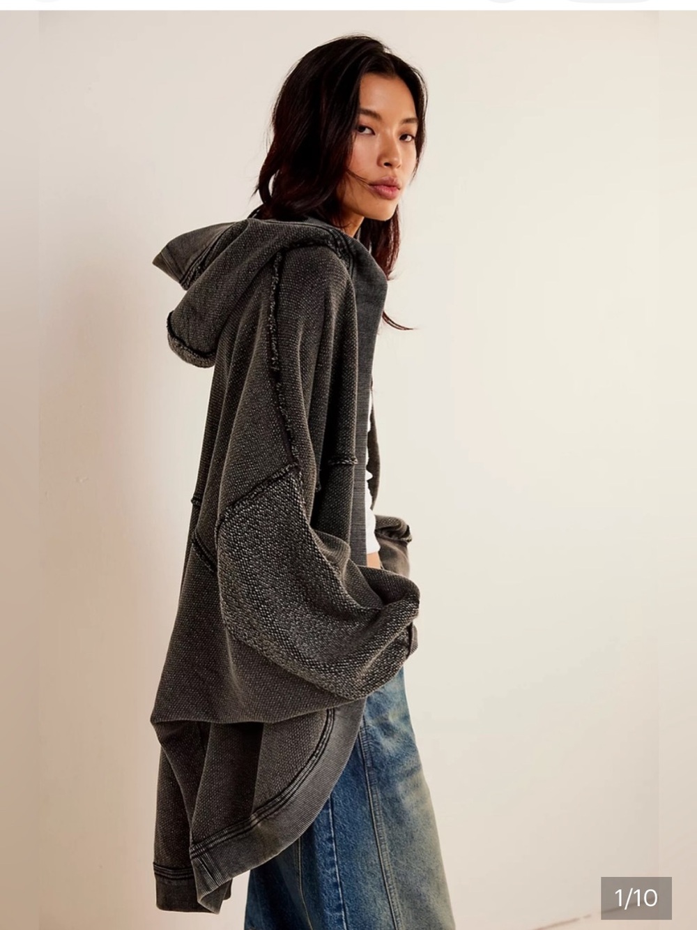 Free People We The Free Forever Yours Cardi Size XS oversized